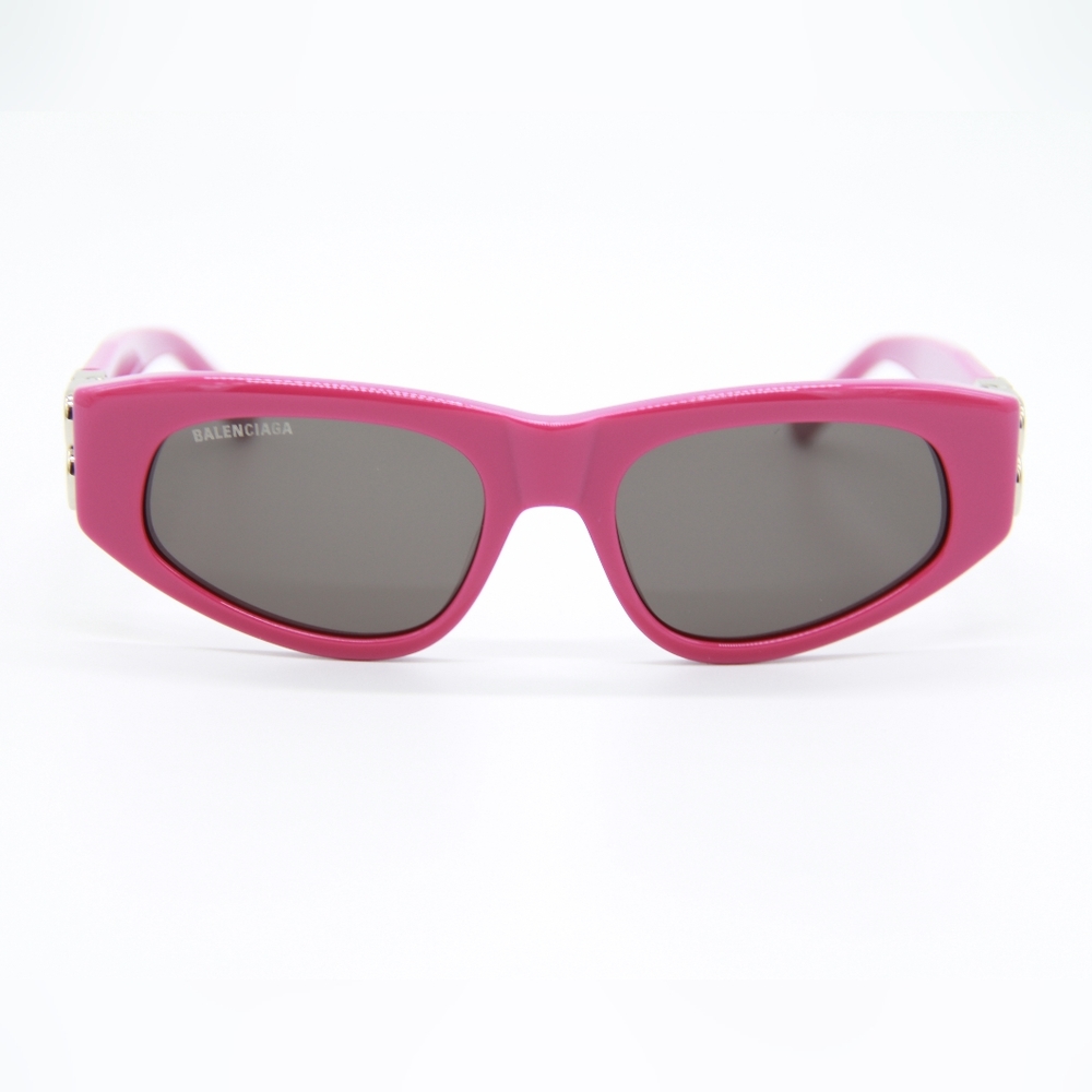 NEW BALENCIAGA SUNGLASSES BB0095S 017 PINK UNISEX  EYEWEAR - Picture 4 of 11